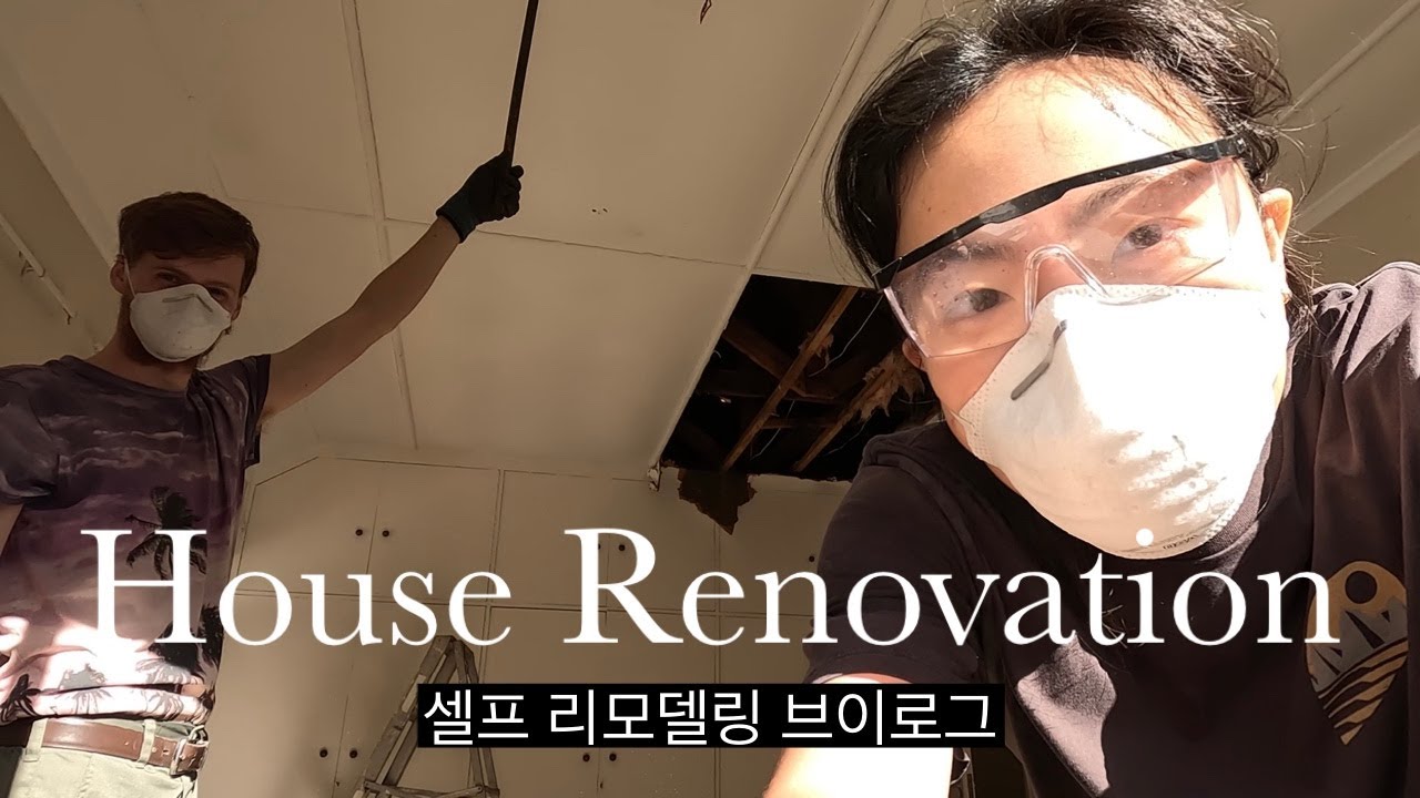 We took down the ceiling... | House Renovation vlog 🏡 ep. 1