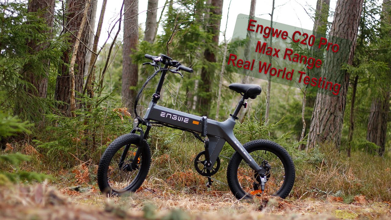 Engwe C20 Pro Real World Range Test - How Long Can Engwe E-Bike Ride In a Single Charge?