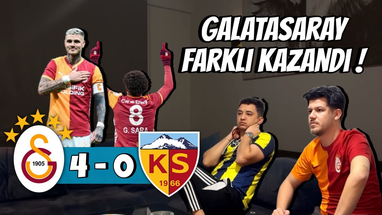 GALATASARAY 4 - 0 KAYSERİSPOR | CİMBOM SAMİYENDE KÜKREDİ | 