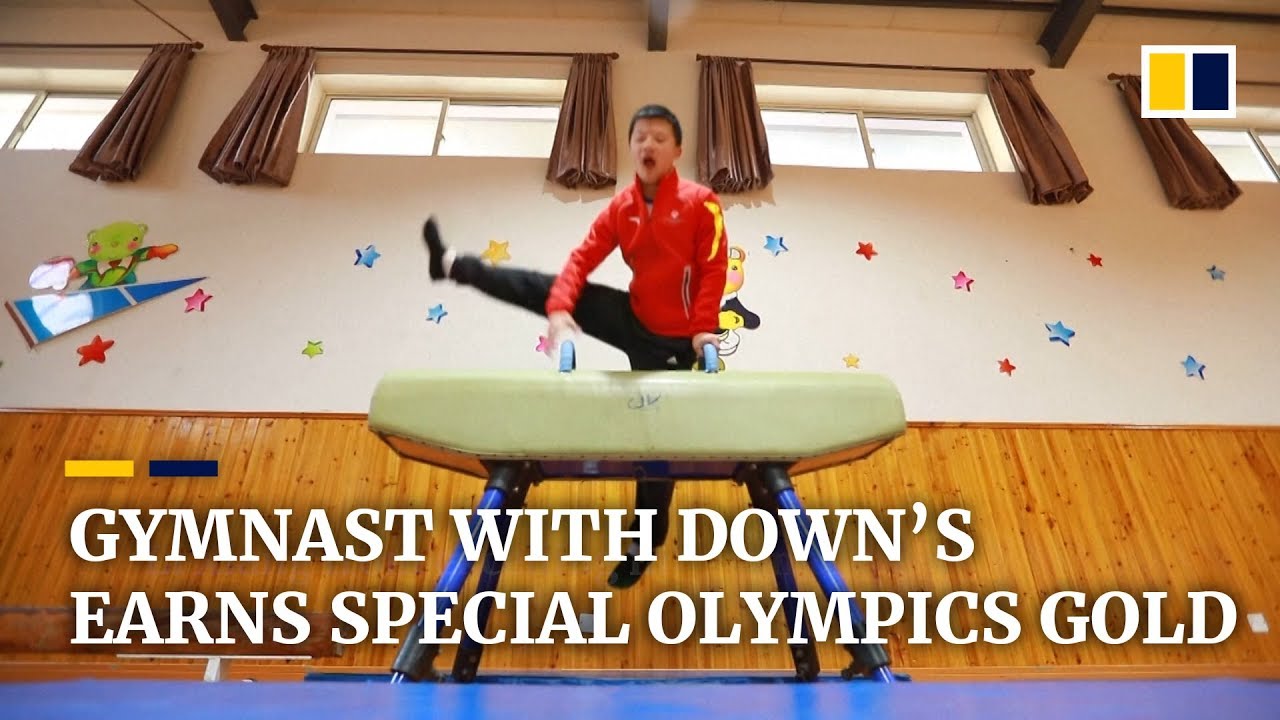 Chinese gymnast with Down&rsquo;s syndrome earns Olympic gold in Abu Dhabi