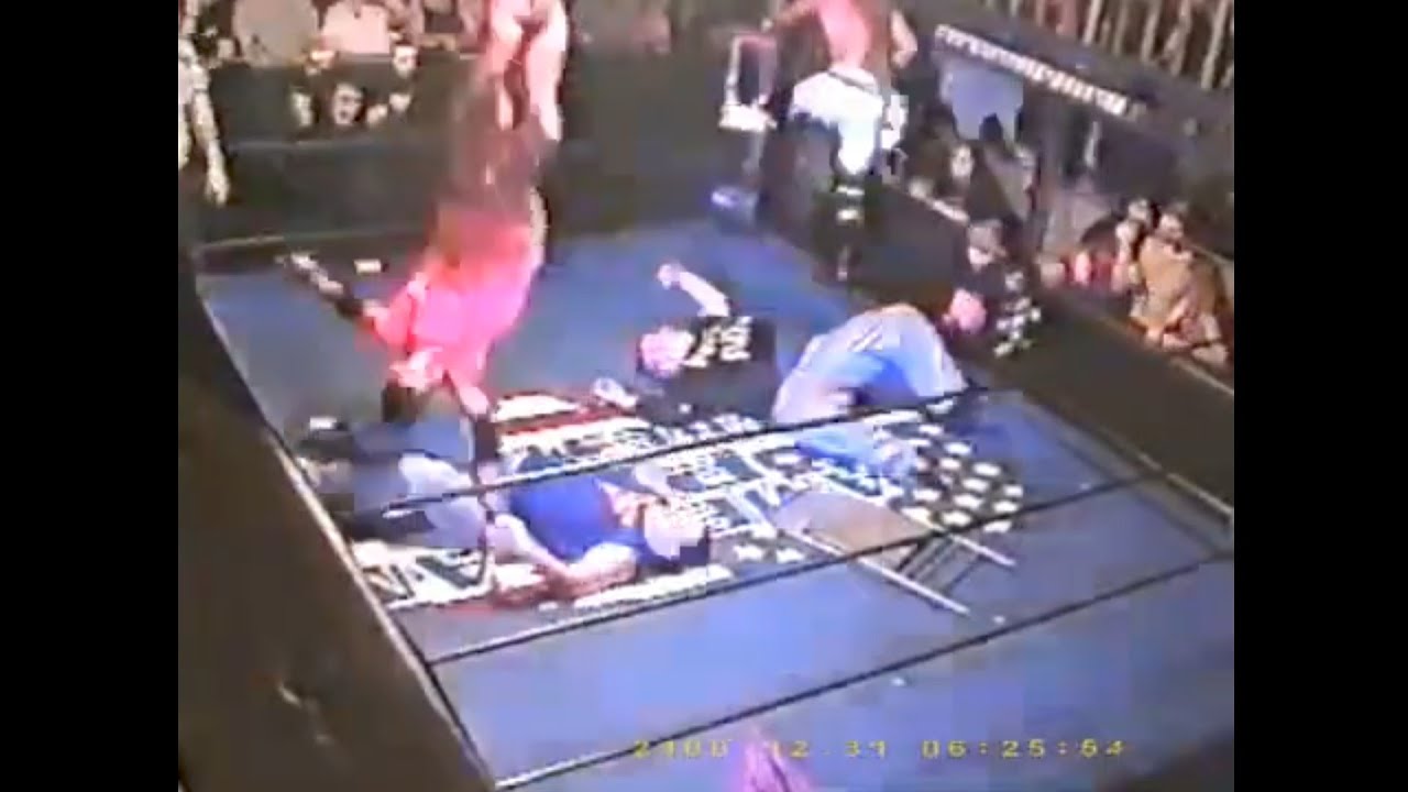 Nick Fury & Buckshot & Rex Rumble 🆚 The Power Crew & GQ Powers 7-14-2001 APW Chesnee sc 