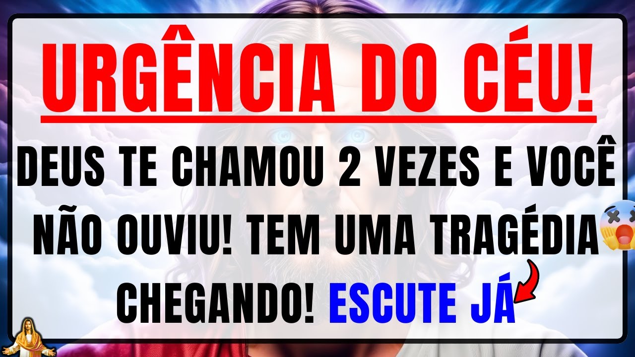 DEUS DIZ: TE CHAMEI 2 VEZES E VOCÊ NÃO OUVIU! RESTA 1 MINUTO ANTES DA TRAGÉDIA ACONTECER!