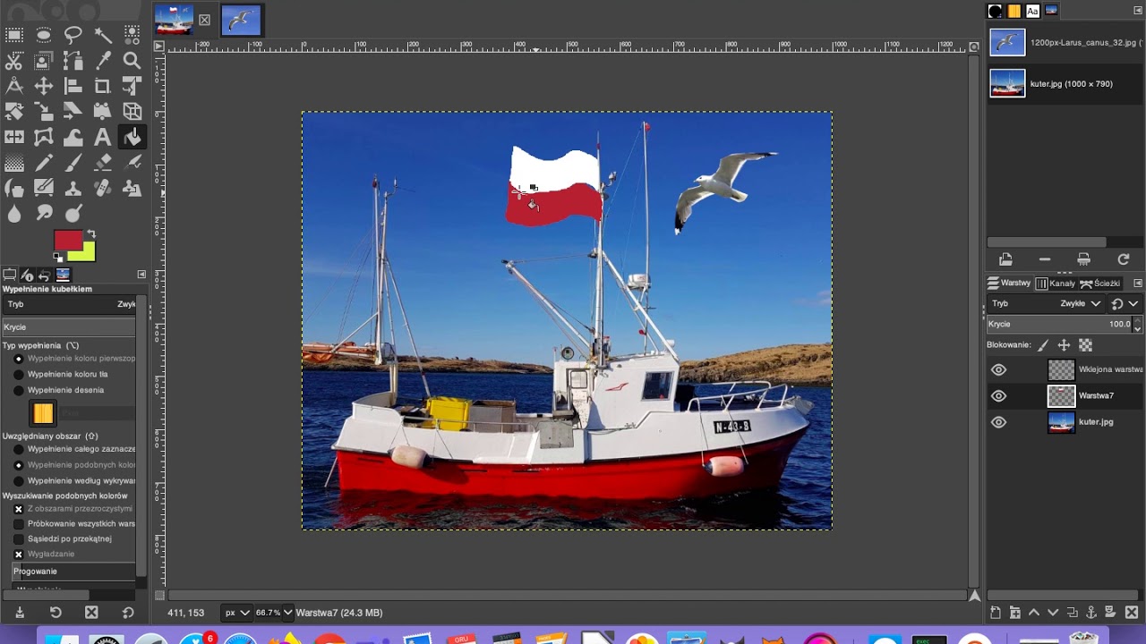 Fotomontaż GIMP