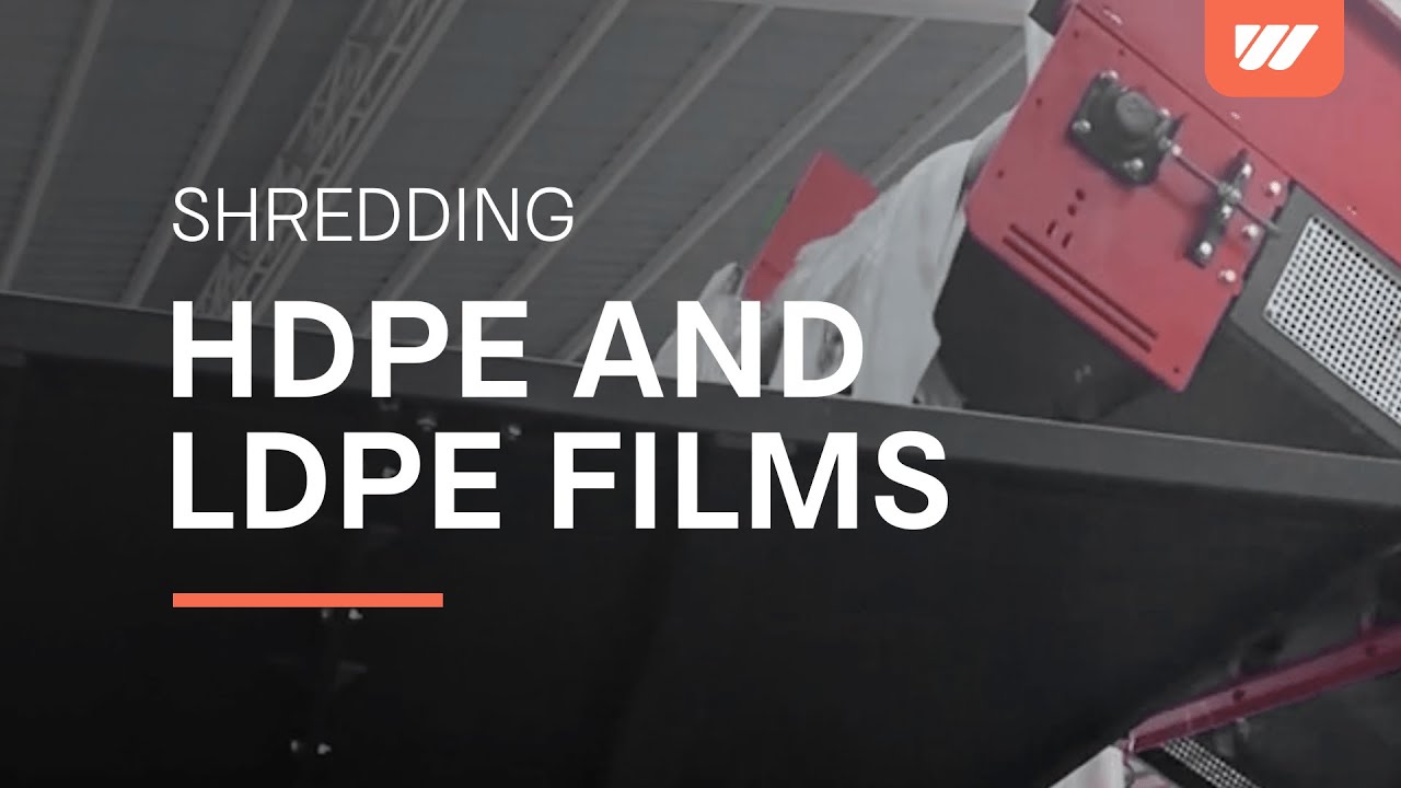 LDPE and HDPE foils shredding with WEIMA WLK 20 Super Jumbo in Nogales - Mexico