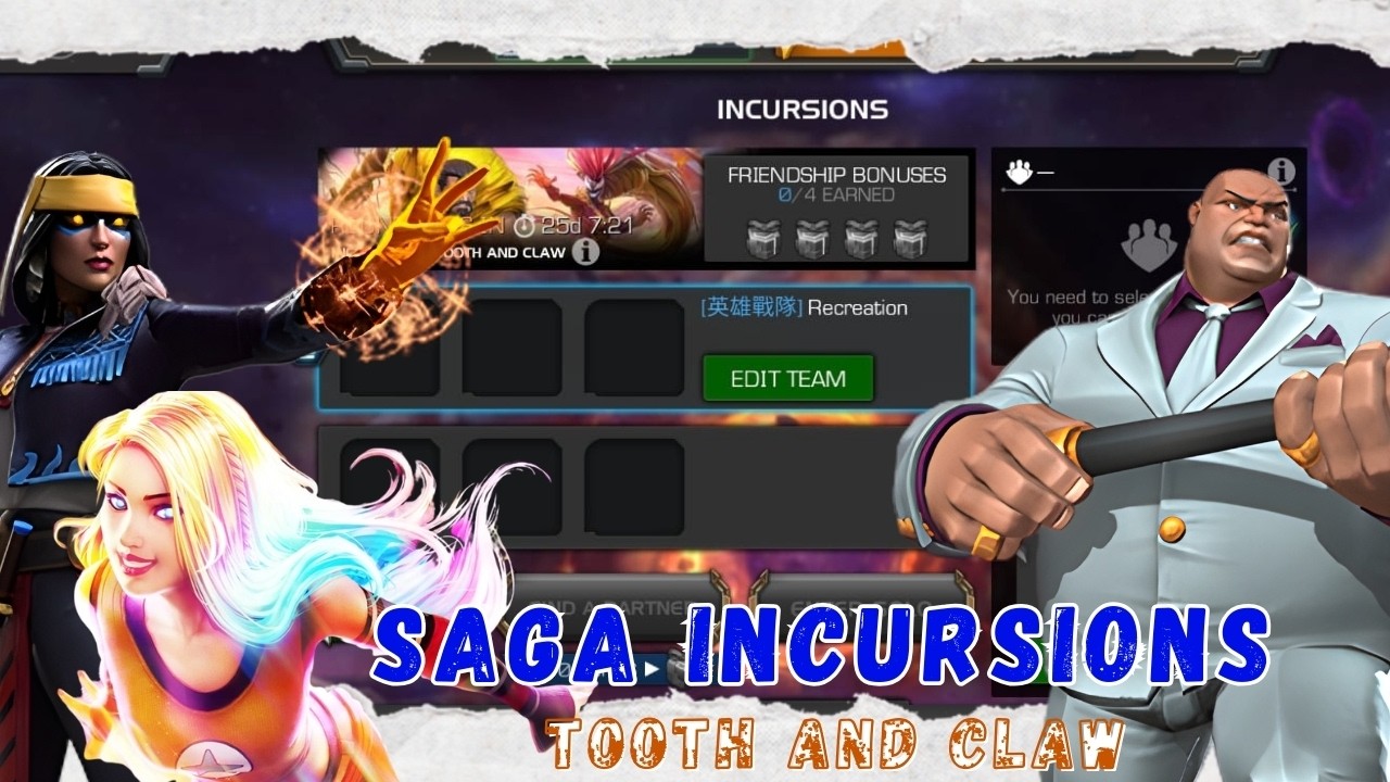 Saga Incursions Zone 15 Run!! Twitch drops Active!! - Marvel Contest of Champions