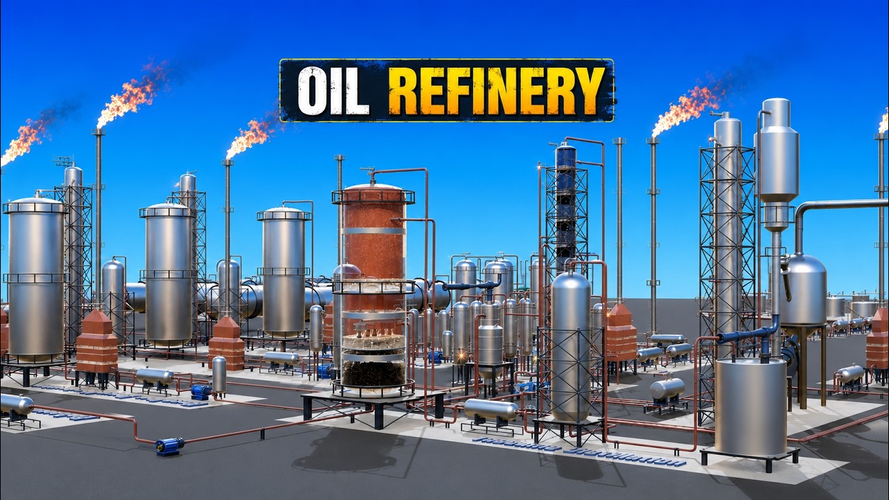 How Oil Refinery Works: From Crude Oil To Petrol, Diesel And LPG