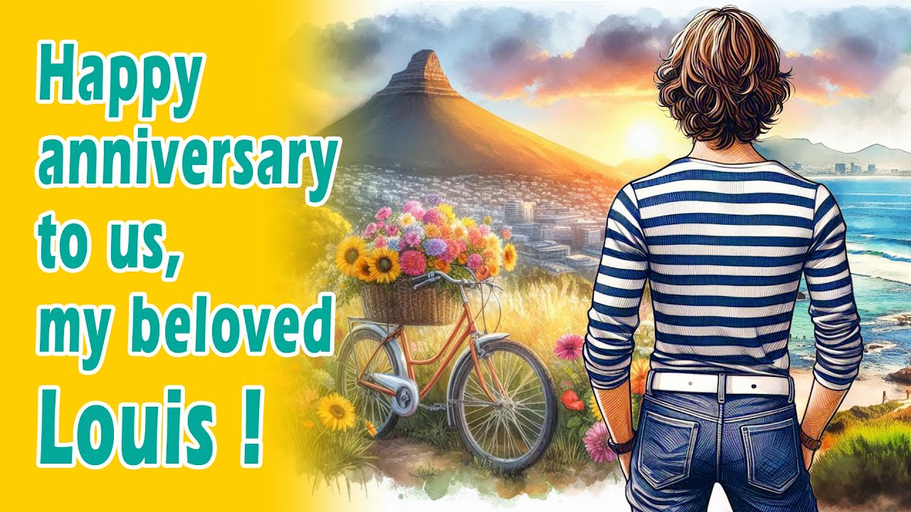 Louis Potgieter ❤️💛 Happy anniversary to us, my beloved Louis ! ❤️💛