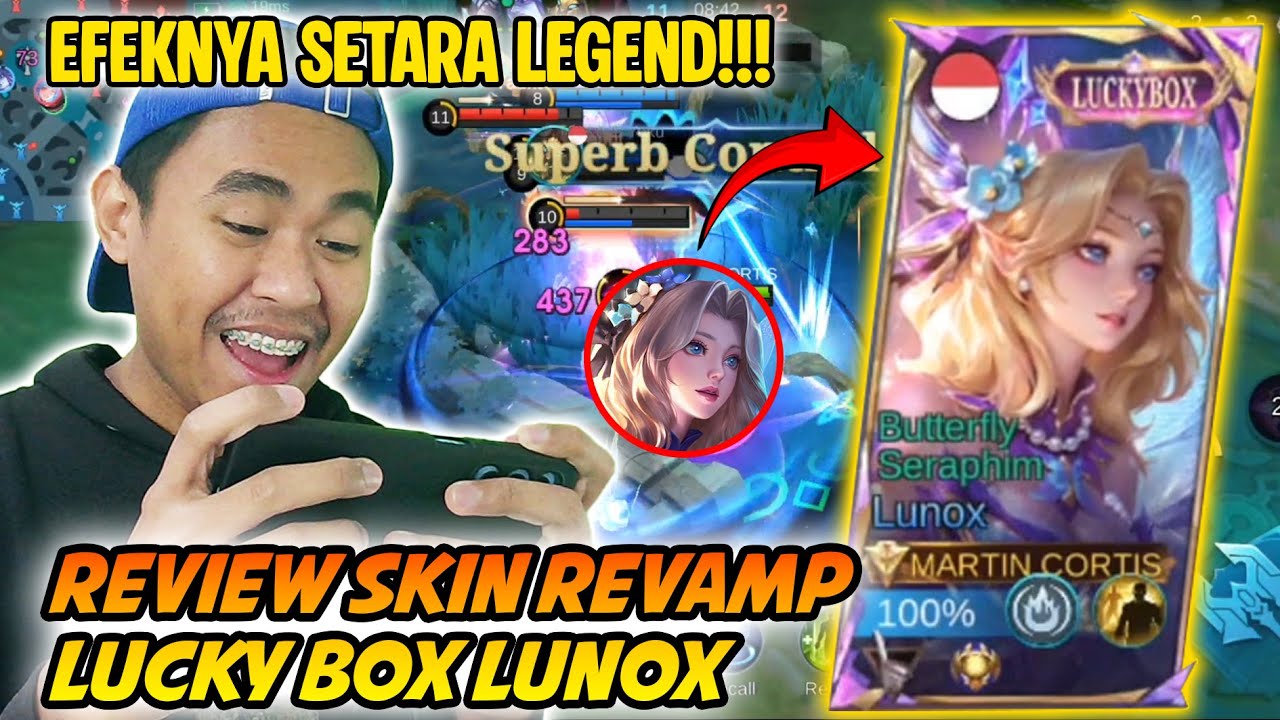 SKIN REVAMP LUNOX LUCKYBOX KUALITASNYA UDAH SETARA LEGEND ? - MOBILE LEGENDS