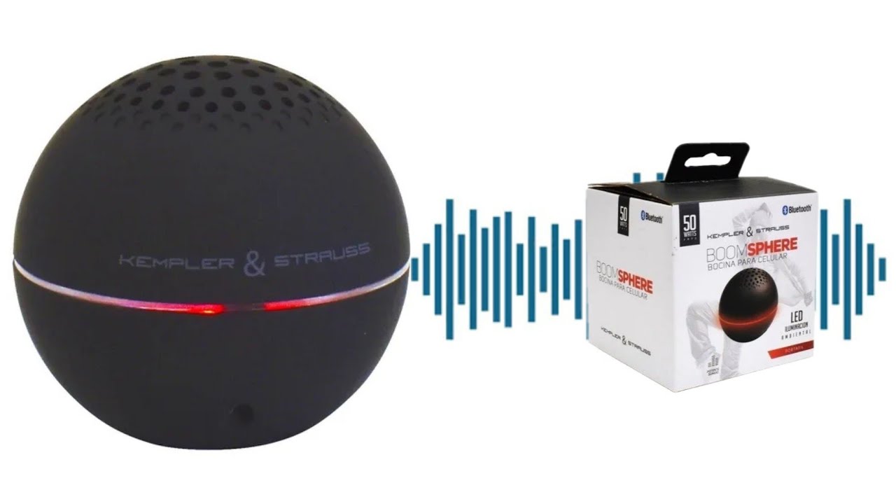 Unboxing - Bocina Bluetooth Kempler&Strauss Recargable Boom Sphere