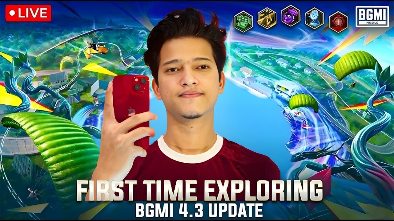😍 FINALLY 4.3 UPDATE IS HERE | EXPLORING NEW BGMI EVENT - BGMI LIVE #shorts #bgmi #verticallive