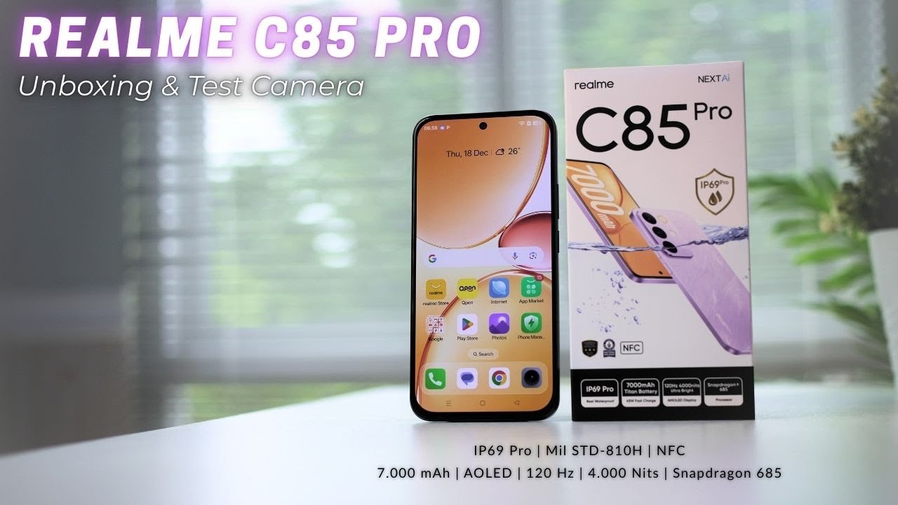 TERNYATA BEGINI REALME C85 PRO HP KUAT TAHAN BANTING