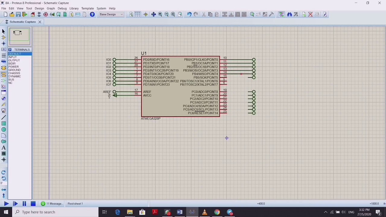 LAB 8: MICROCONTROLLER SIMULATION USING PROTEUS 7 PROFESSIONAL