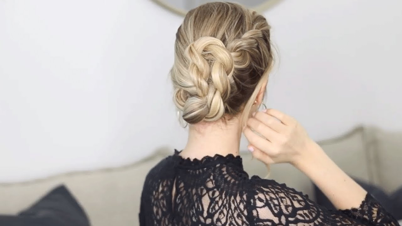 Aveda How-To | Braided French Twist Festive Updo Tutorial with Alex Gaboury