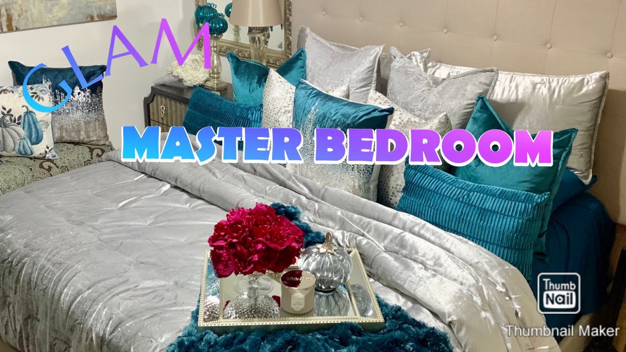 GLAM MASTER BEDROOM/ DECORATE WITH ME/ FALL REFRESH #glamhome #falldecor #masterbedroom