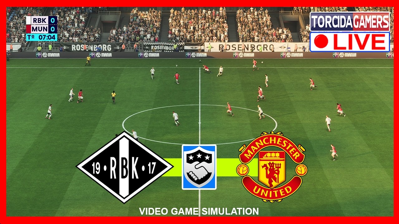 🔴LIVE: Rosenborg vs Manchester United | International Friendly Match 2026 | Video Game Simulation