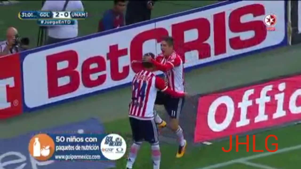 Chivas vs Pumas 4 0 Liga mx Clausura 2016 Jornada 12  HD, 720p