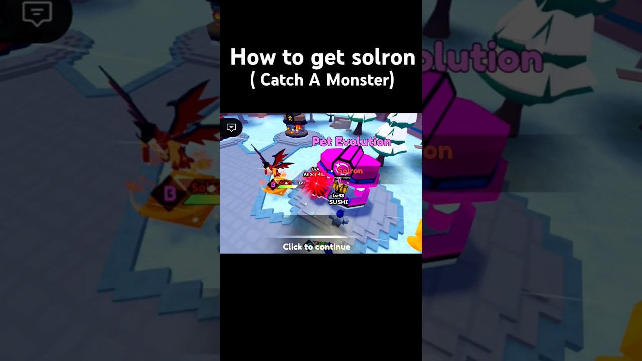I Got Solron⛰️ In #catchamonster #roblox