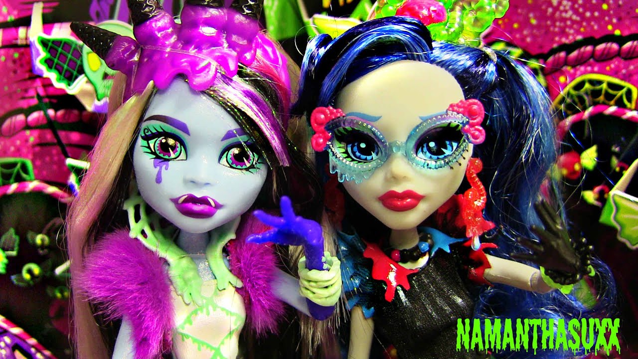 MONSTER HIGH SWEET SCREAMS ABBEY BOMINABLE GHOULIA YELPS DOLL REVIEW VIDEO!!!