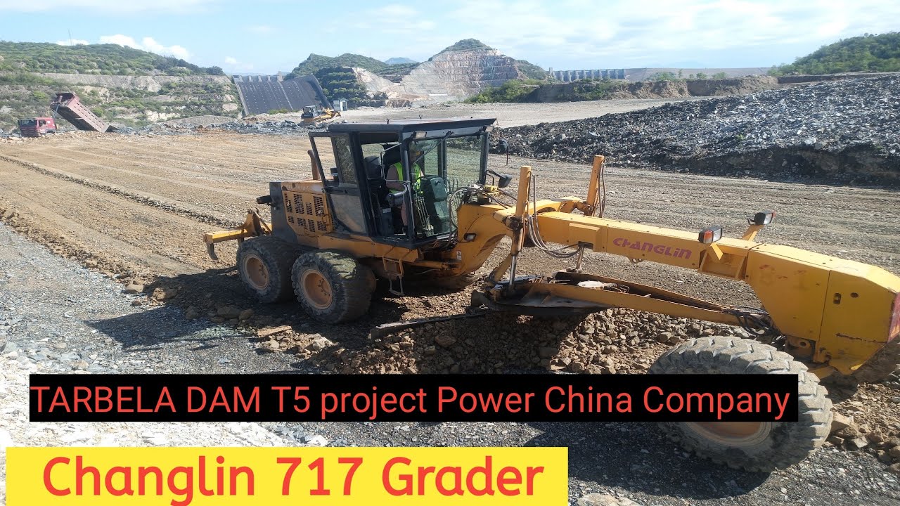 Changlin Grader 717 TARBELA DAM T5 Project Power China Company.