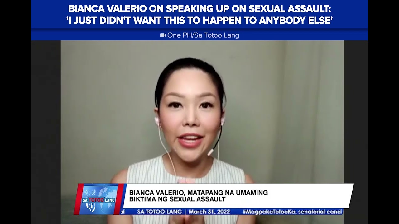Bianca Valerio on speaking up on sexual assault: 'I just didn't want this to happen to anybody else'