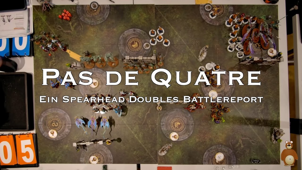 Pas de Quatre: AOS Spearhead Doubles  Battle Report - deutsch