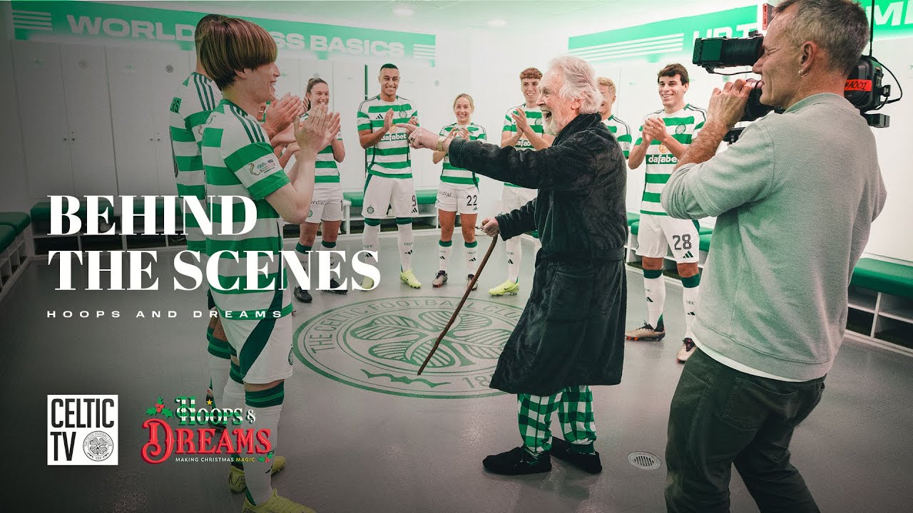 Behind-the-Scenes of 2024 Celtic Christmas Film | Hoops and Dreams