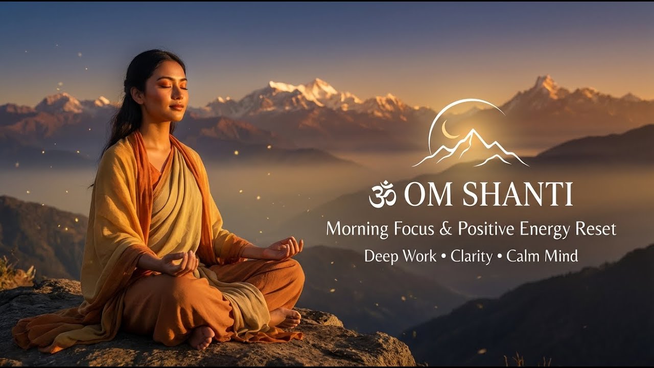 OM SHANTI 🕉️ Himalayan Zen Music for Deep Focus, Study & Deep Work | Sitar & Soft Chants