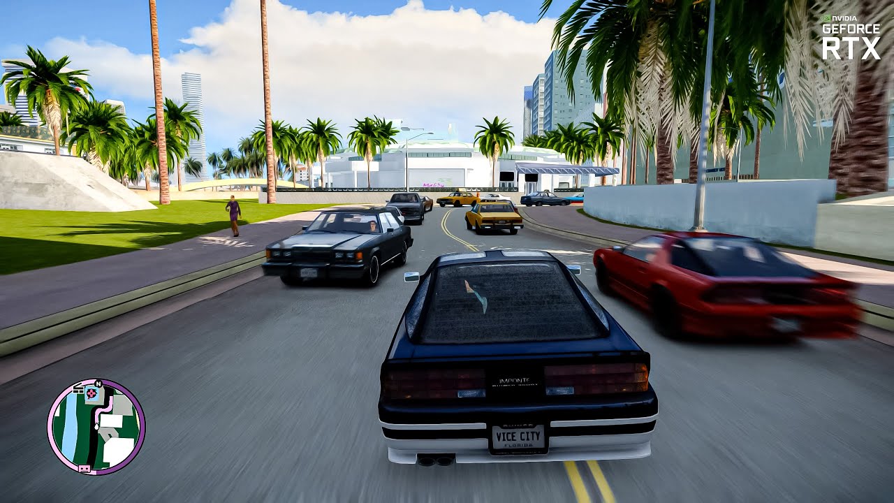 GTA Vice City NextGen Edition 'Malibu Club Asset' Missions 4K Gameplay! GTA VC Remastered Mods