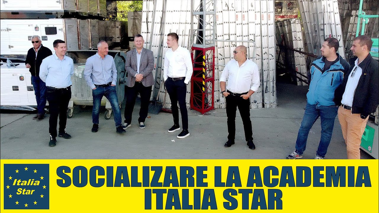 SOCIALIZARE LA ACADEMIA ITALIA STAR ✨