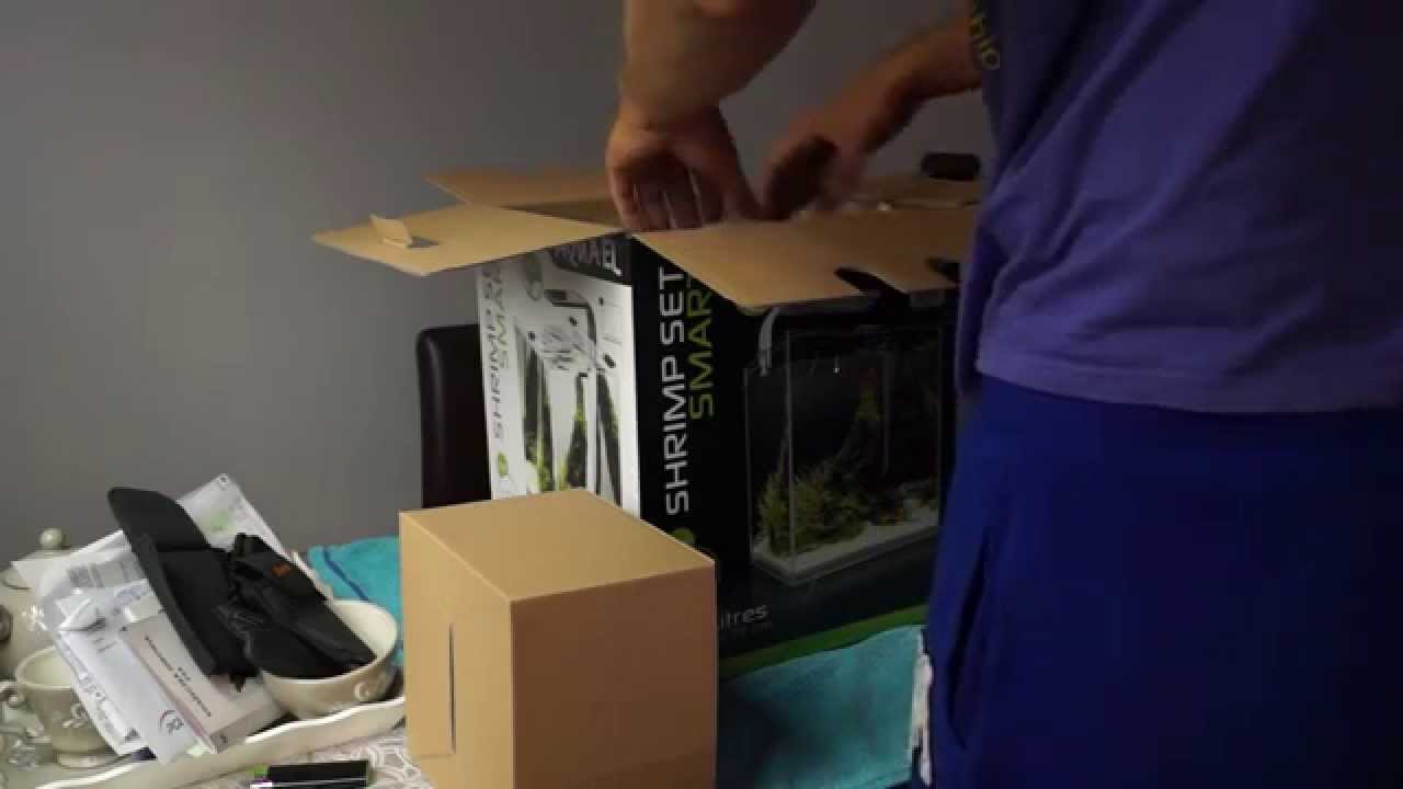 #1 Aquael Shrimp Set Smart 30 Liters UNBOXING