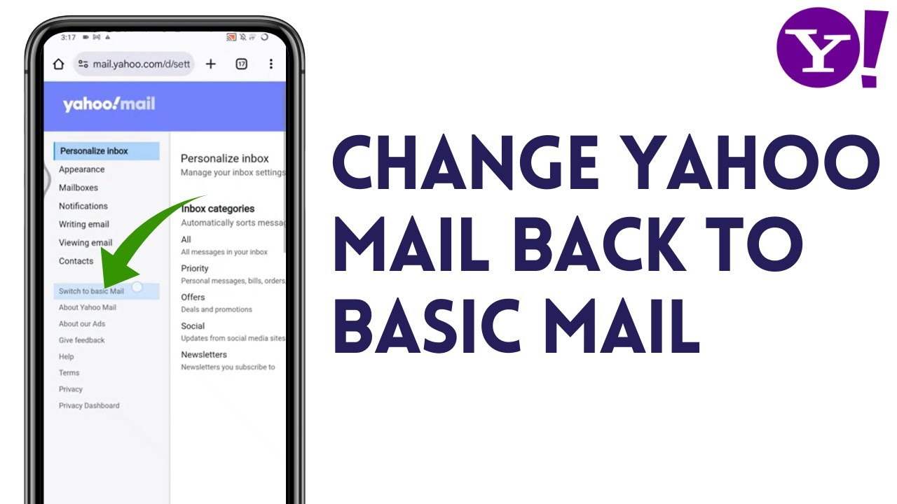 How To Change Yahoo Mail Back to Basic Mail | Switch To Old Version Of Yahoo