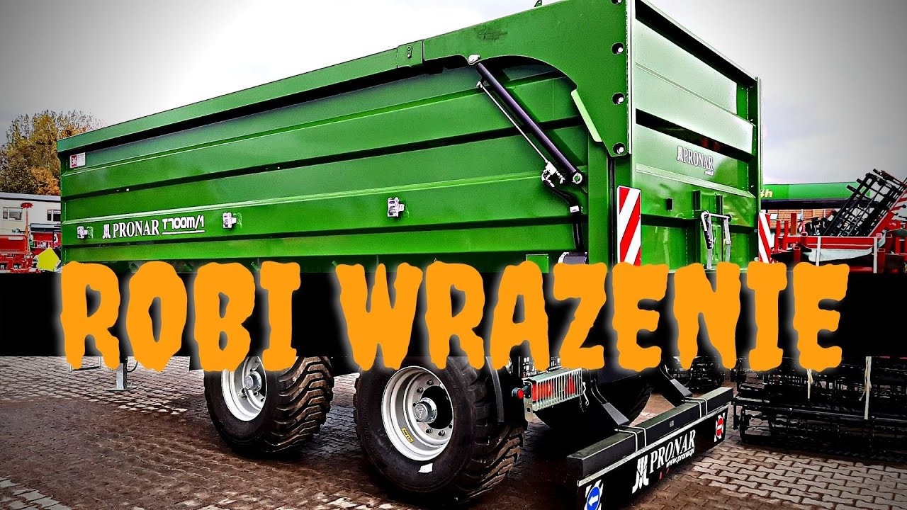 Adek takiej jeszcze nie widział?😲 Ogromna przyczepa T700M/1 marki PRONAR - AGROPOL ZAKRZEWO