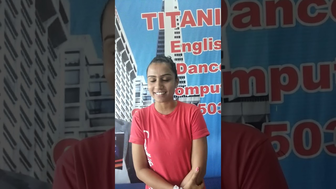 Feedback for Titanium by old student Juhi