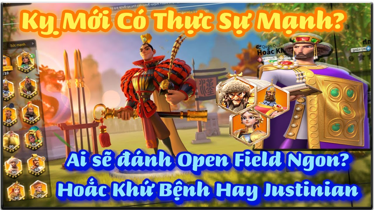 Kỵ Mới : Hoắc Khứ Bệnh & Justinian Có Thức sự mạnh? Chỉ Huy Nào Đánh Op Ngon Hơn?