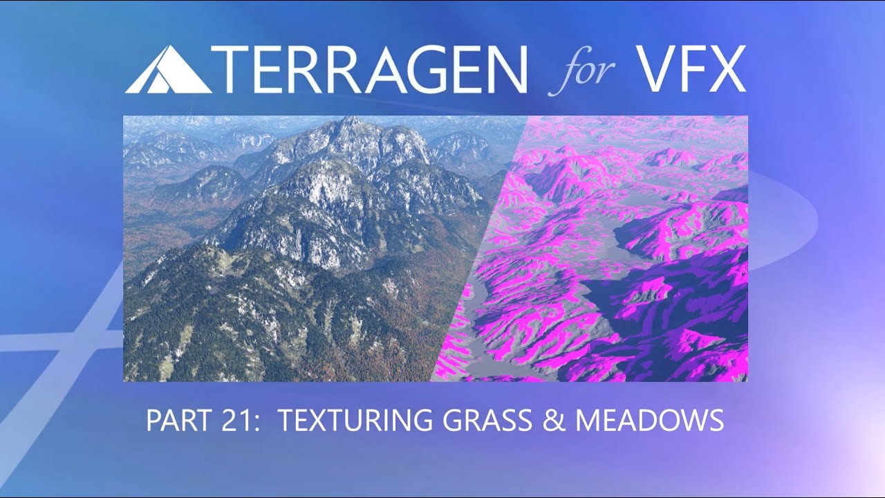 Terragen for VFX: Part 21 - Texturing Grass and Meadows