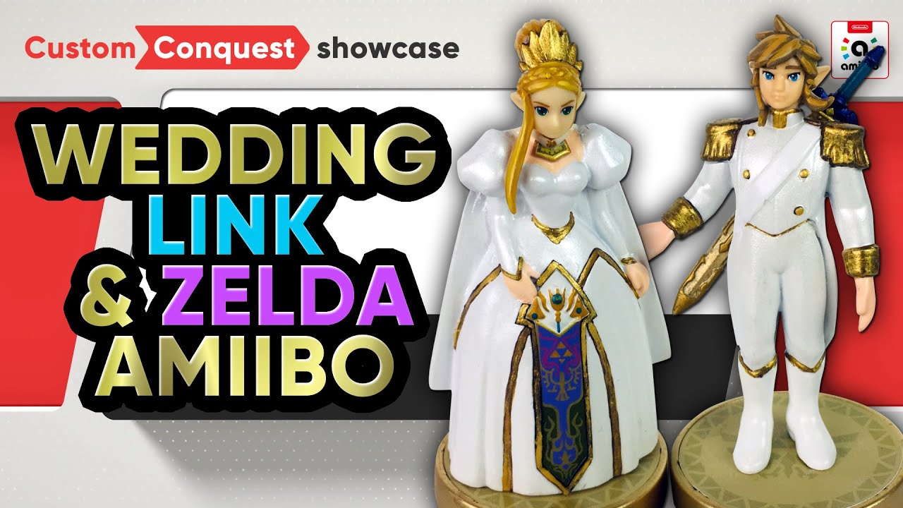 Link & Zelda Get Married! - Custom Conquest Amiibo