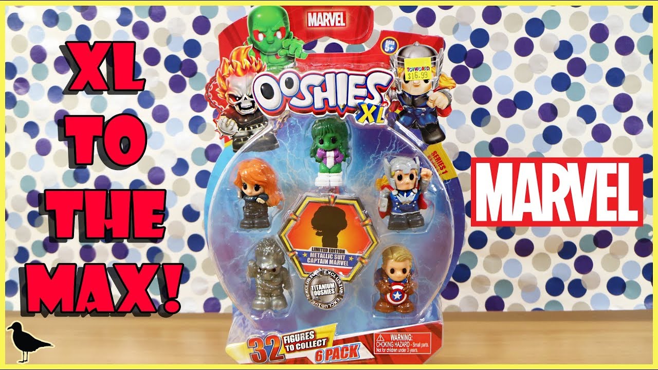 Marvel Ooshies XL Series 1, 6 Pack Opening! Fun Toy Surprises! | Birdew Reviews