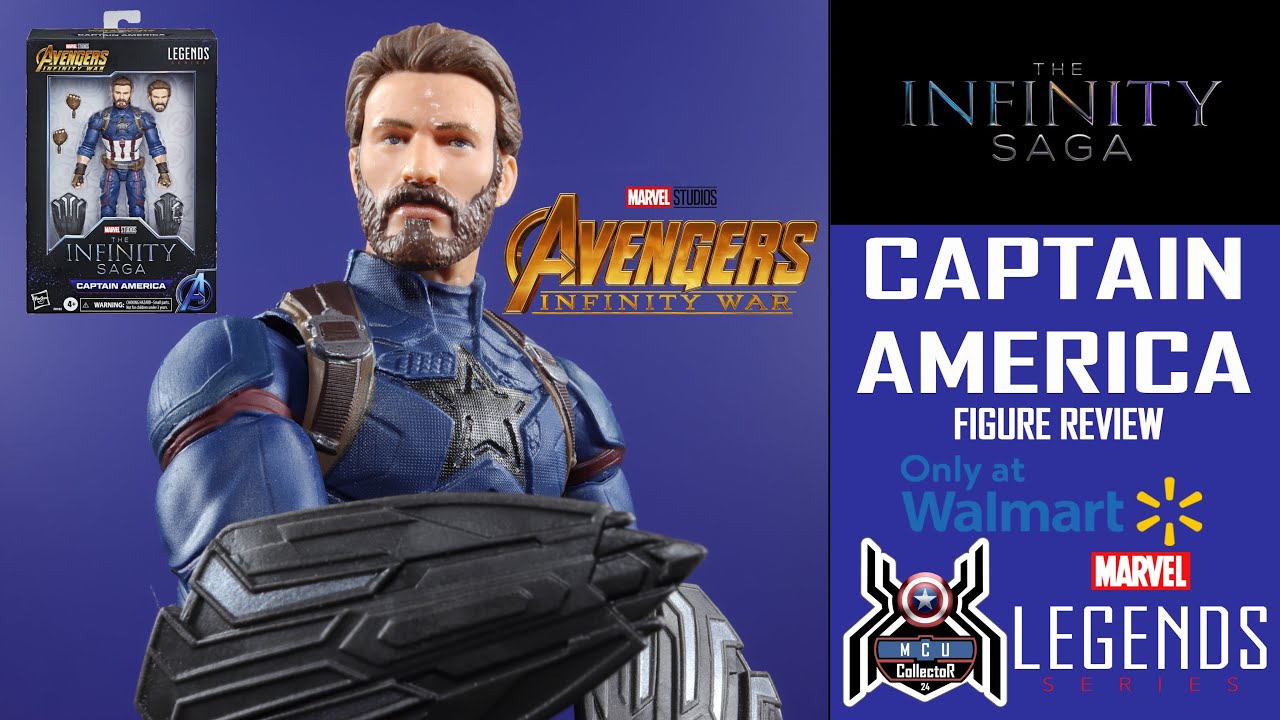 Marvel Legends Infinity Saga CAPTAIN AMERICA Avengers Infinity War MCU Movie Figure Review