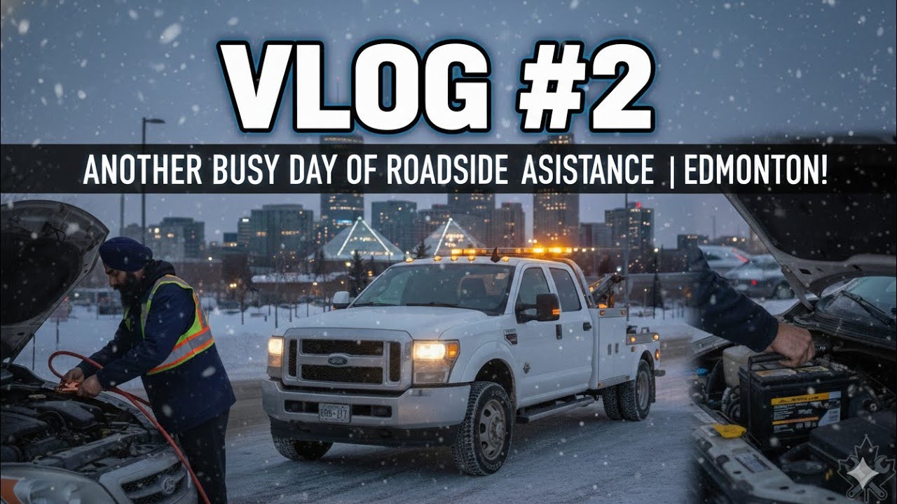 Vlog #2: Another Busy Day of Roadside Assistance in Edmonton!