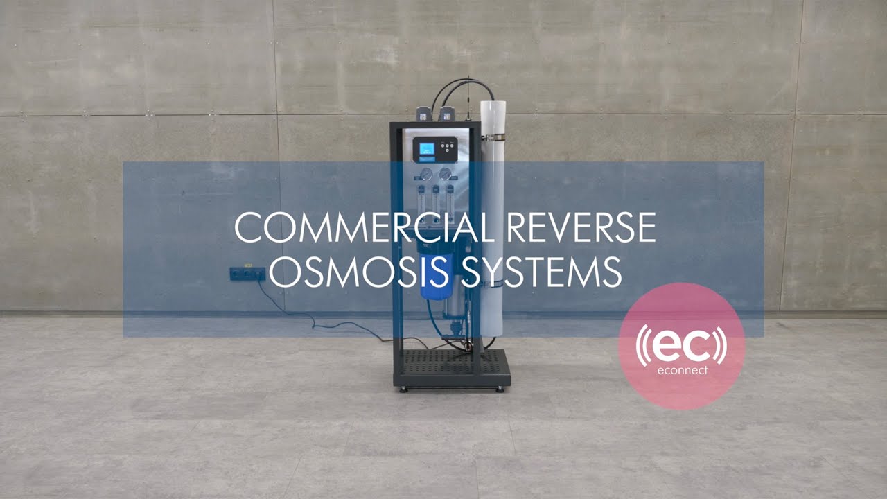Ecosoft Econnect commercial reverse osmosis systems overview