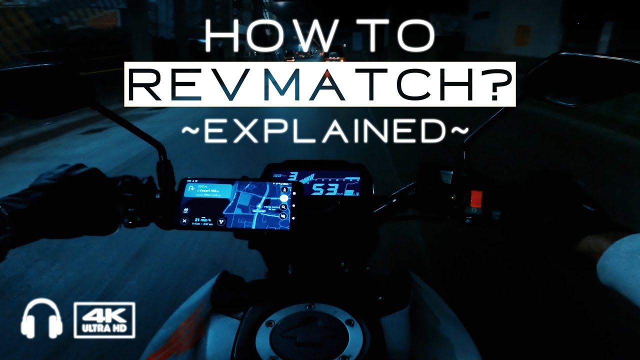 How To Rev Match? | Explained Under 3 Minutes | YAMAHA MT-15 | 4K
