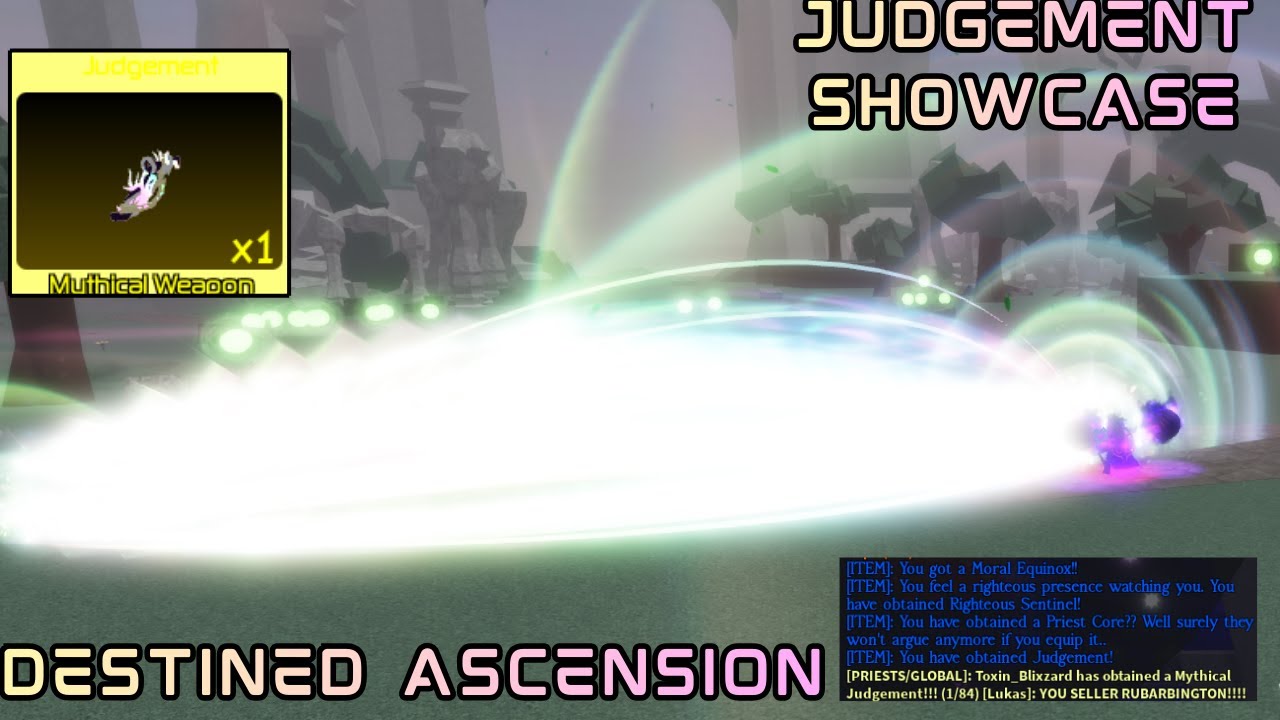 Judgement Showcase || Destined Ascension