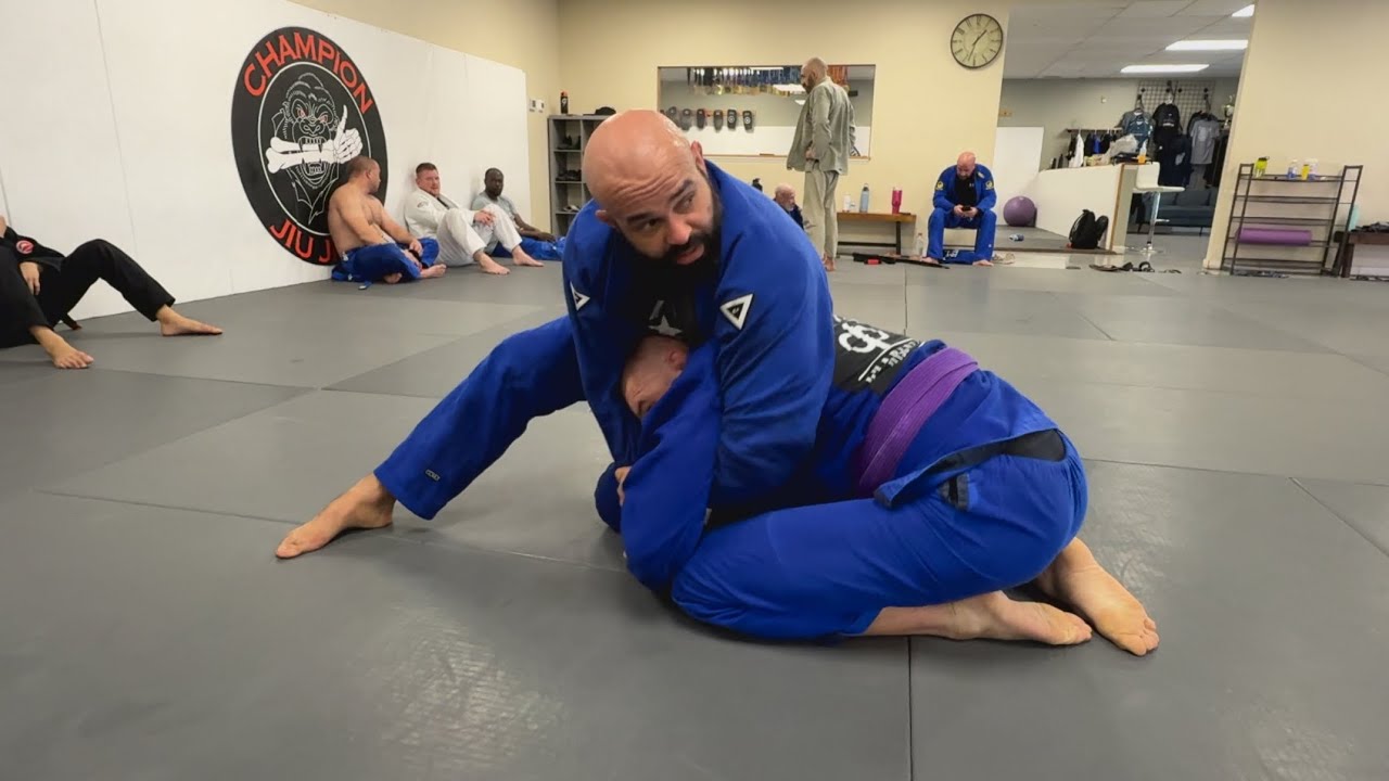 Professor Ahmed Rolling with Matt (CJJA) | Gi Session | Triangle Choke