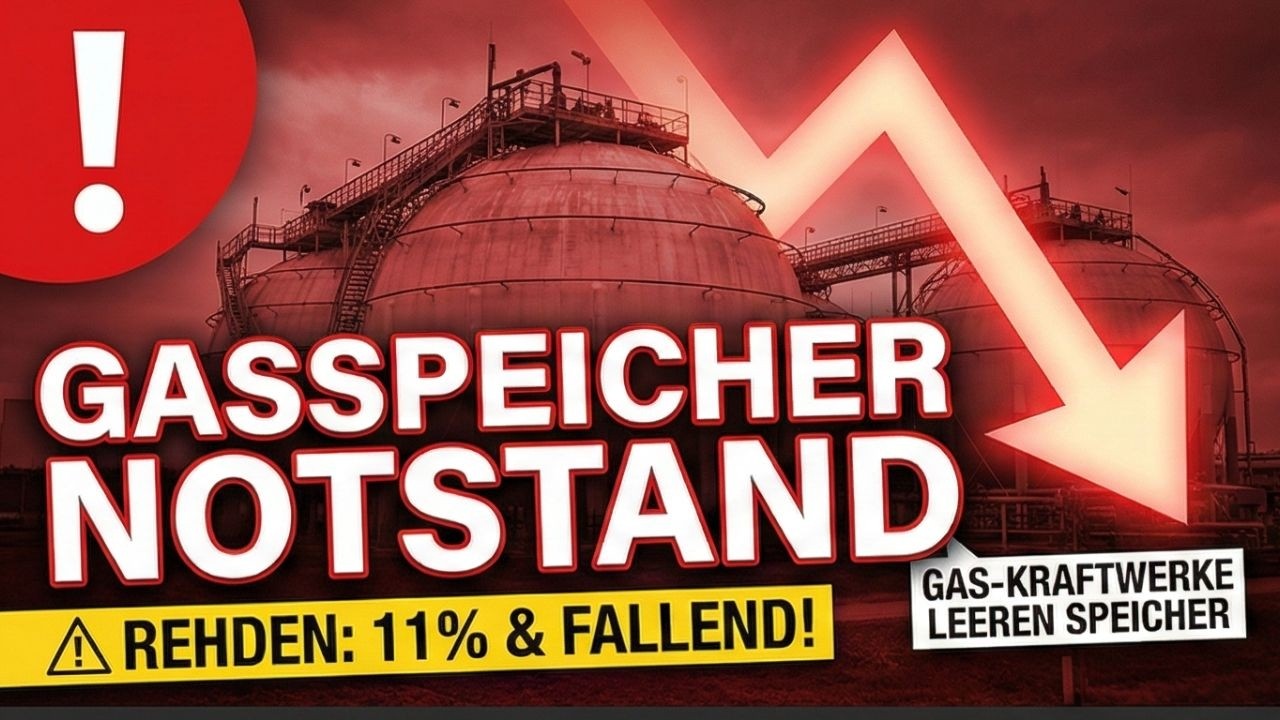 SMARD-Daten enthüllen: Gaskraftwerke leeren Speicher schneller als gedacht!