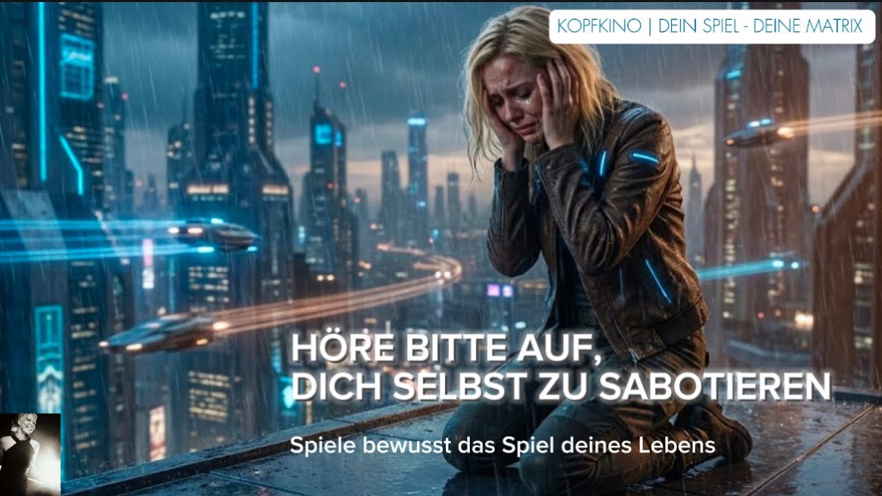 So hörst Du auf dich selbst zu sabotieren | Stehe dir selbst nicht im Wege -übernimm dein Kopfkino