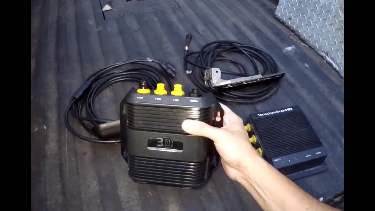 3D Structure Scan Installation- What's in the box? Simrad/Lowrance Structure Scan 3D