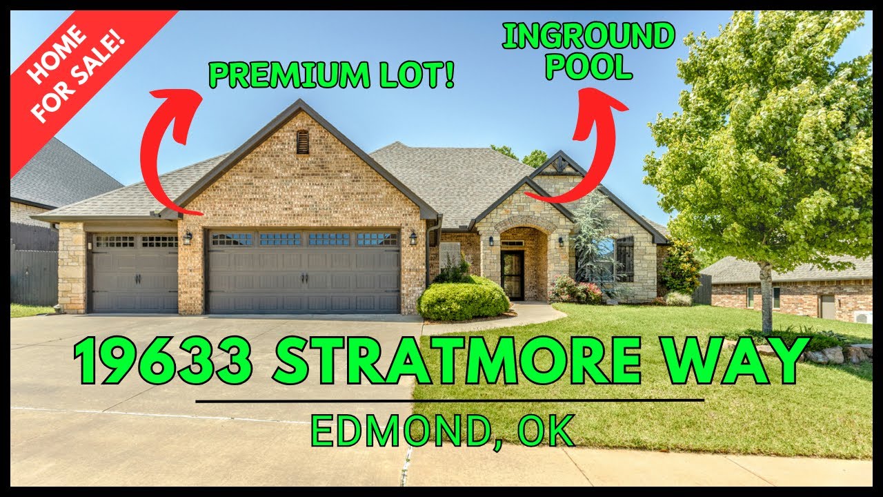 Luxury Edmond Home for Sale with Pool + Bonus Room | Dream Backyard Oasis in Thornhill!