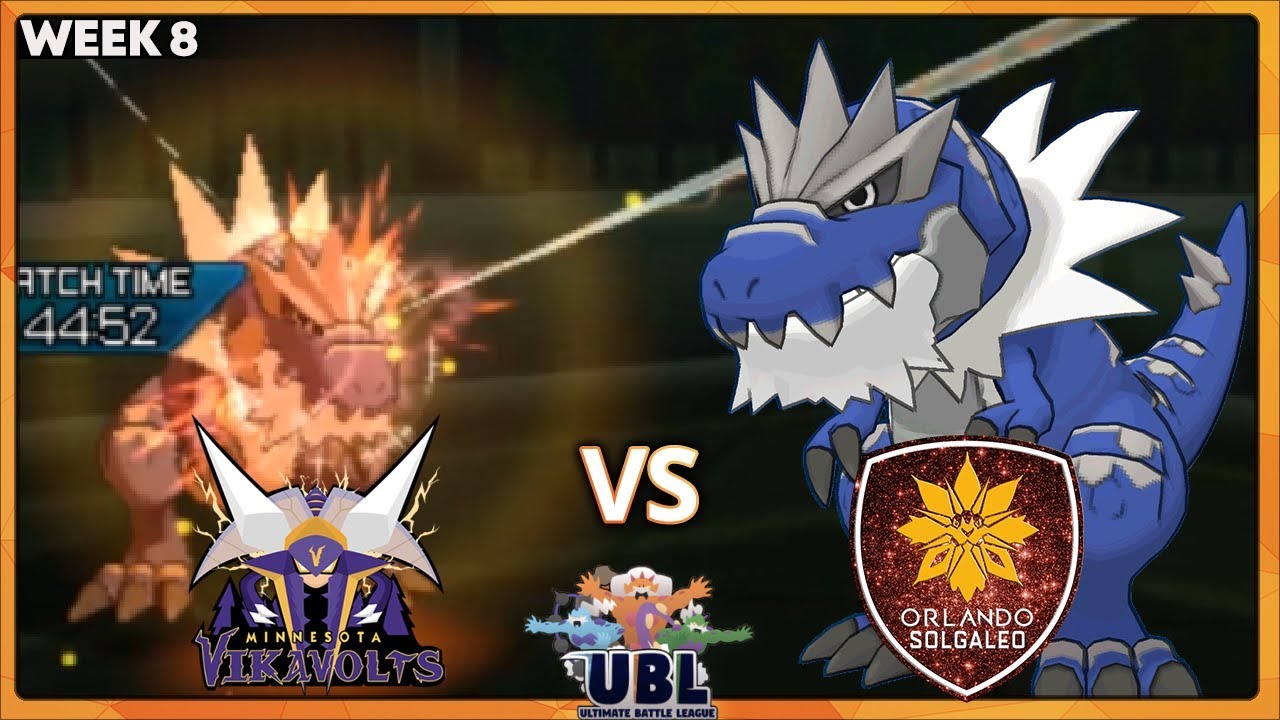 HEADSMASH EVERYTHING! | Minnesota Vikavolts VS Orlando Solgaleo | UBL W8 | Pokemon Ultra Sun Moon