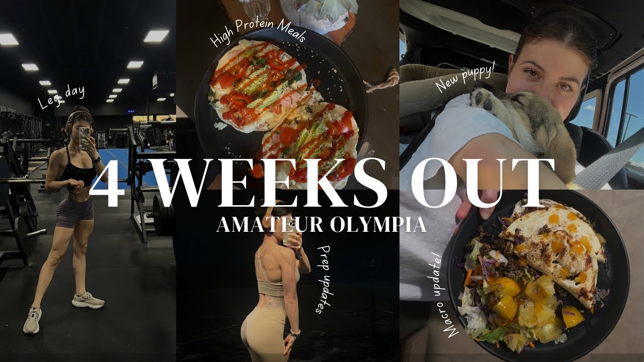 4 weeks out | Fit Model | Amateur Olympia 🙌✨💪