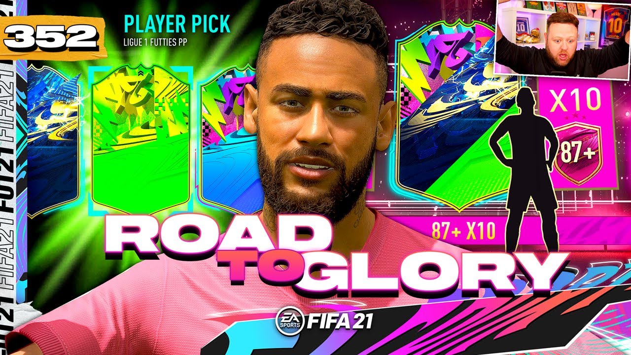FIFA 21 ROAD TO GLORY №352 &mdash; ГРАЙНД 87+ x10 И ВЫБОР ИГРОКА FUTTIES ИЗ LIGUE 1!!!